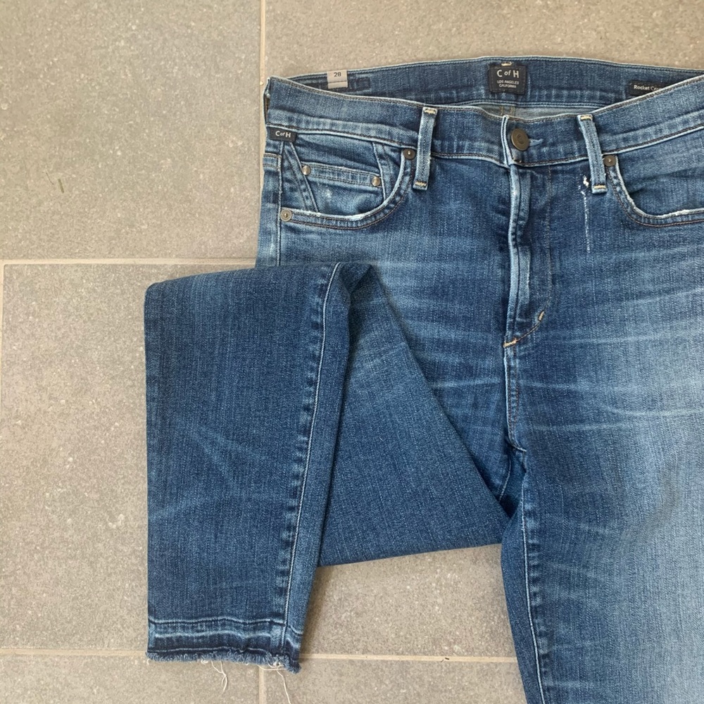 SOLD Citizens of Humanity Frayed Ankle Skinny